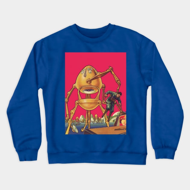 Vintage Science Fiction Crewneck Sweatshirt by MasterpieceCafe